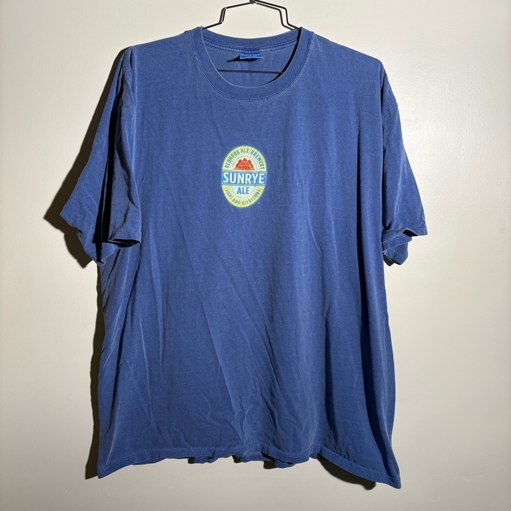 Vintage Red Hook Ale Brewery Authentic Pigment Tee